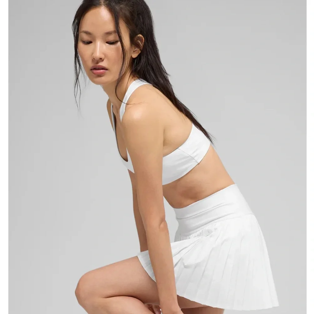 ALO Yoga Women's Elegant White A-Line Skirt